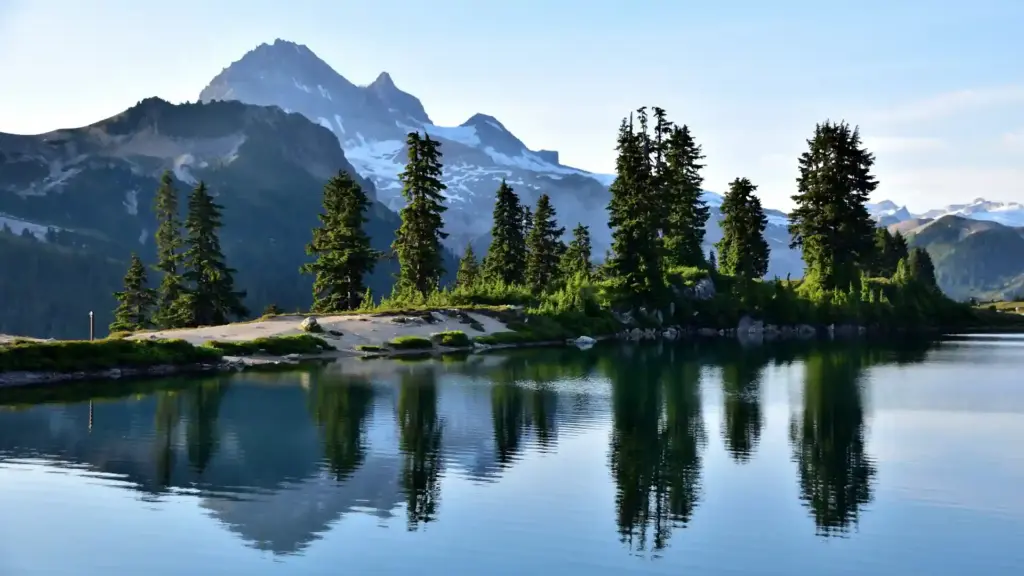 Elfin Lakes im Glanze des Morgens, fotografiert von Autorin Verena Schmidt